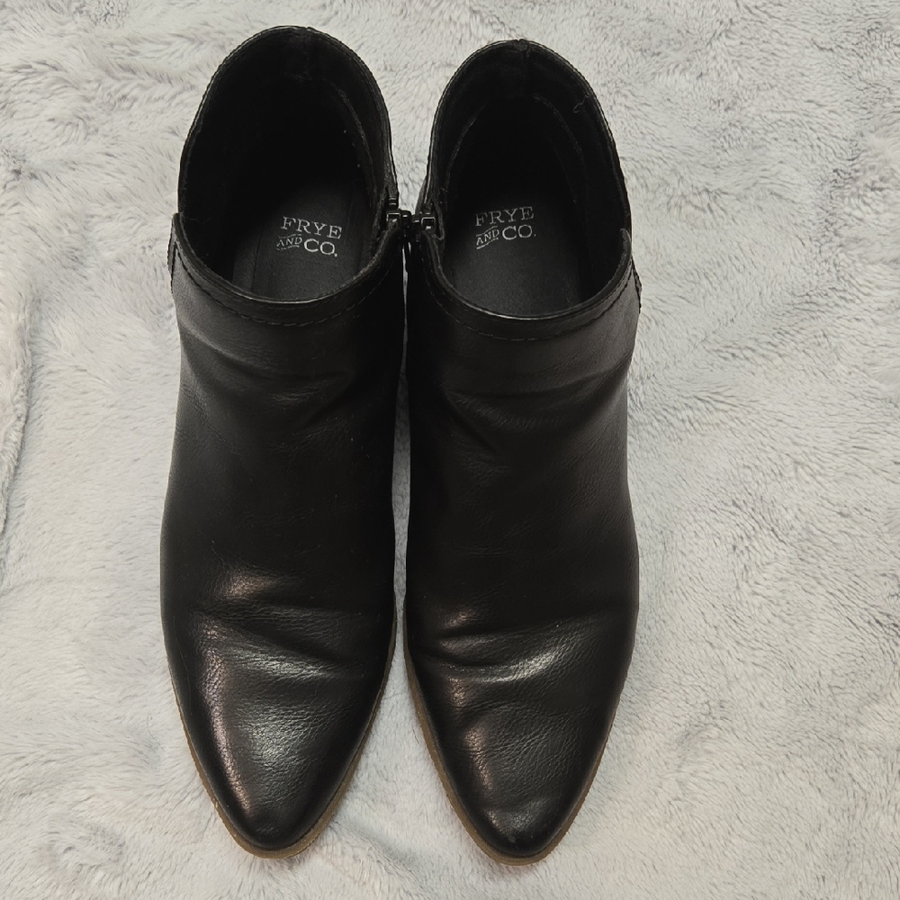 Frye And Co Women's Black Ankle Boots Sz 10